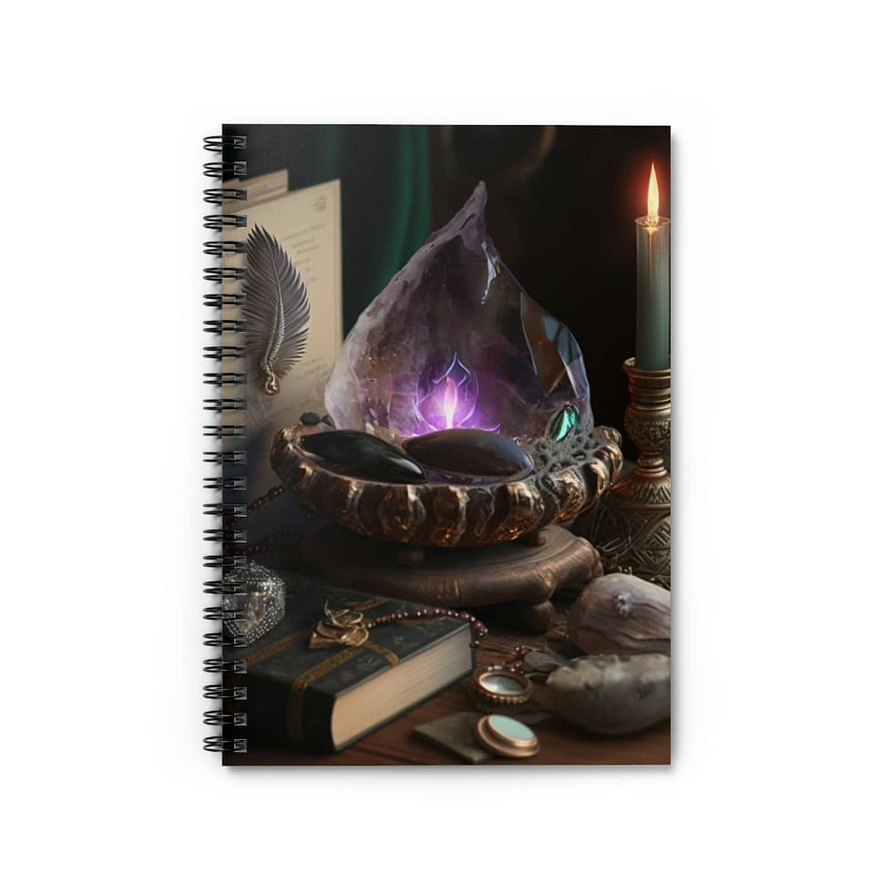 Amethyst Crystal Notebook
